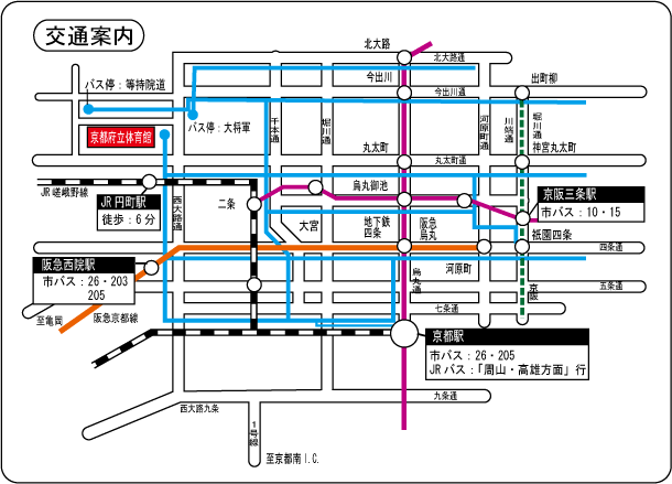 京都府立体育館 交通案内